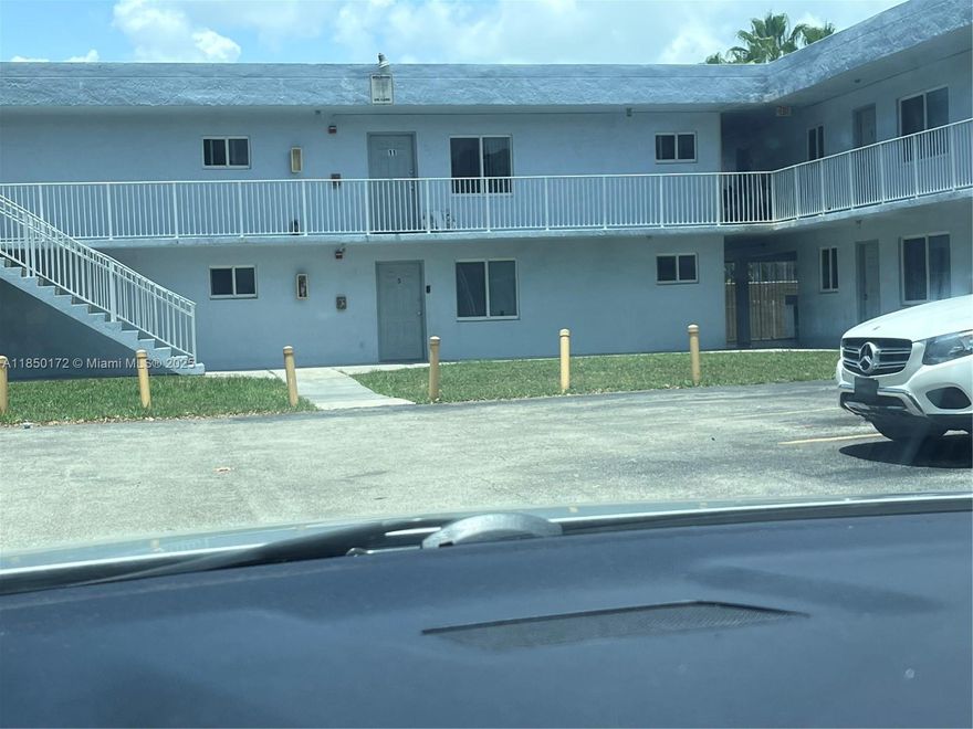 This is a rare gem in a great area. Located in unincorporated Miami-Dade County. NEW ROOF AND NEW IMPACT WINDOWS INSTALLED 4 MONTHS AGO! Corner lot 11 Unit apartment building. Eight units are 3bdrm/2baths and three units are 2bdrm/1bath. Two story walk up with laundary facility on site. Sits on 30,000 sq foot lot. Near Walmart, Target, Costco and many resturants. 2 miles from Miami Lakes. Assigned parking spaces, seperate electric meters, one water meter. DO NOT DISTURB TENANTS! DO NOT GO ON PROPERTY! Bring your serious buyers. Thank you for showing my listing!
