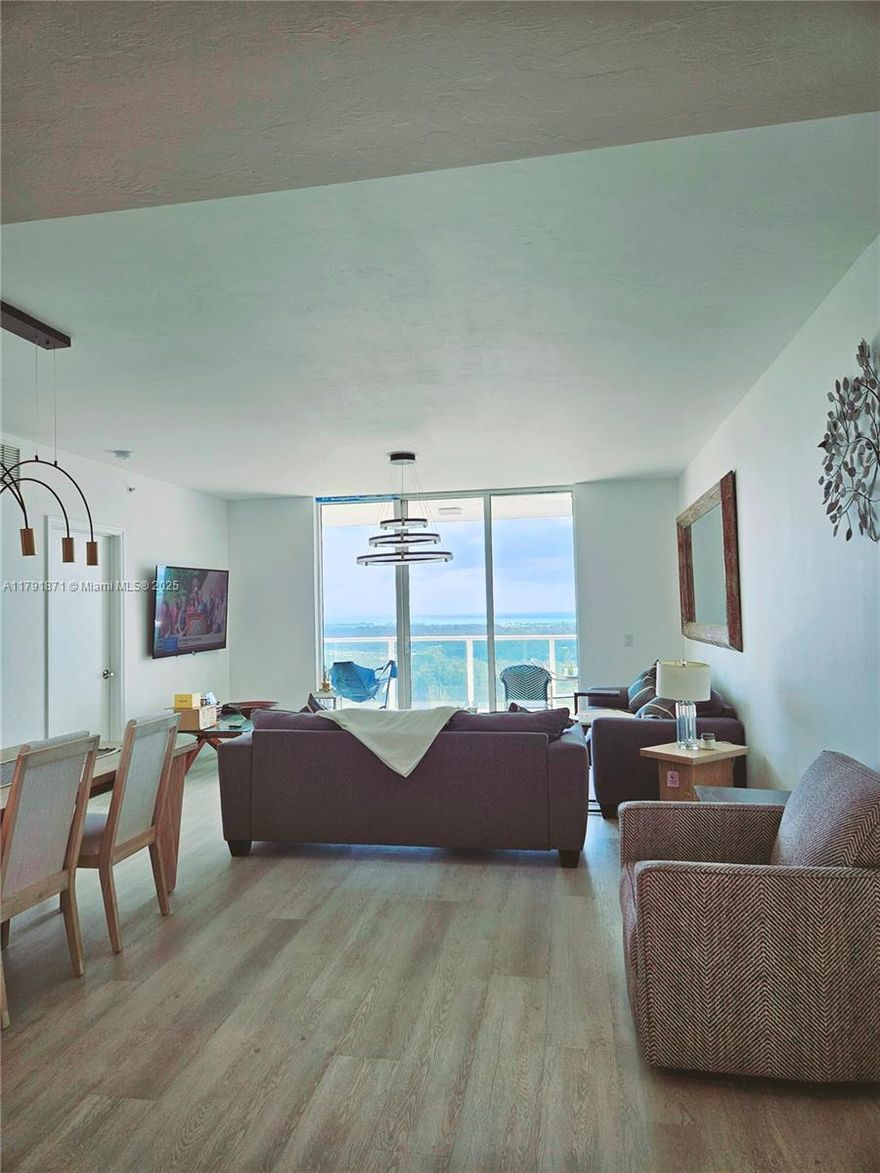 THIS SPACIOUS 2 BED 2.5 BATH FEATURES AN OPEN KITCHEN, NEWER APPLIANCES, GRANITE COUNTERTOPS, LARGE MASTER SUITE WITH 2 WALK-IN CLOSETS, JACUZZI, DUAL SINKS & GLASS ENCLOSED SHOWER IN THE MASTER BATHROOM. ENJOY THE INCREDIBLE VIEW OF THIS UNIT ON THE 22ND FLOOR, SHOWING AN UNOBSTRUCTED VIEW OF THE OCEAN & SUNNY ISLES SKYLINE FROM YOUR BALCONY. AMENITIES INCLUDE: HEATED POOL, TENNIS COURT, CLUBHOUSE, FITNESS CENTER, CHILDREN'S PLAY AREA, 24 HOUR SECURITY AND COVERED PARKING. THIS UNIT WILL INCLUDE FURNITURE, PLEASE SEE LISTING AGENT FOR DETAILS