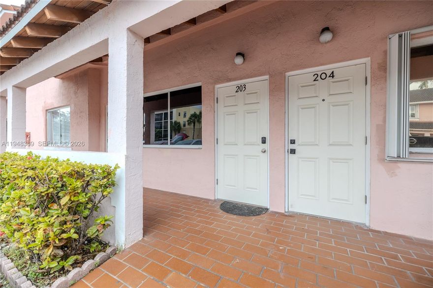Townhouse-style residence located on the second floor with a private entrance from the first floor. The community offers tennis courts and 2-assigned parking spaces conveniently located directly in front of the building. Spacious 2-bedroom, 2-bath unit with high ceilings situated in the heart of Downtown Doral, just minutes from shopping, dining, and major highways. Features a open kitchen with stainless steel appliances, spacious bedrooms, and washer and dryer inside. ***TENANT CAN MOVE IN WITH ONLY 2 MONTHS RENT: 1ST MONTH & 1 SECURITY!!***