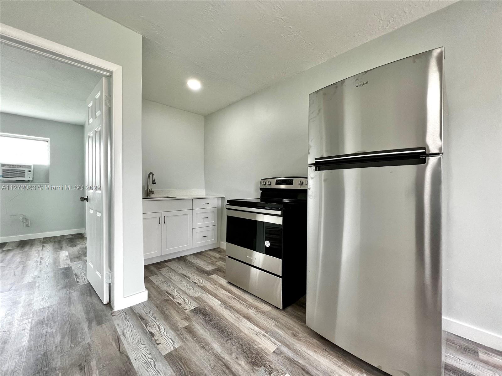 Beautifully renovated, centrally located 1 Bed/1 Bath apartment in Hallandale Beach. Unit features new floors, a new kitchen, new appliances, new lighting, new A/C’s, and a newly renovated bathroom. Rent includes parking and garbage removal. Freshly painted and ready for occupancy. $29 Online Application required along with proof of income for previous 2 months (upload pay stubs to application). First Month, Last Month, & Security Deposit to move-in. Tenant income must be at least three times the rent amount to be approved. TEXT for showings and link to online application.