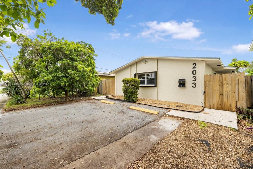 Opportunity in the heart of Hollywood! This beautiful duplex with 2 bed & 2 baths each unit offers an excellent return on investment. Ideal for living in one unit and renting out the other, or generating income from both. Features separate entrance and water and electrical meter, 2 parking spaces per unit, private patio, open kitchen, ceramic/laminate wood floors, stainless steel appliances, and central air conditioning and private backyard. Located minutes from beaches, shopping, schools, major highways and walking distance to historic downtown Hollywood. Don't miss this opportunity to own a multi-family property in a high-demand area! Perfect for investors or owner-occupants. Unit A Vacant, B Rent under price, Access by 2 streets. This property won't last. highly motivated owner.