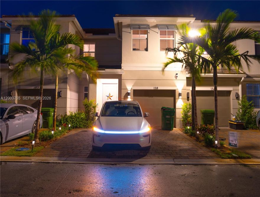 Step into this beautifully designed 2024-built home in West Pembroke Pines featuring the sought-after Bonnet floorplan, located within an A-rated school zone including Panther Run Elementary School, Silver Trail Middle School, and West Broward High School. This 3-bedroom, 2-bath residence offers impact windows throughout for added safety and efficiency.

The owner has enhanced the home with thoughtful upgrades such as a Tesla charging station, outdoor security cameras, and a new upgraded washer and dryer. As one of the rare Bonnet models in the community, it features a larger backyard and covered lanai, providing extra private outdoor space ideal for entertaining, BBQs, or relaxing.

Conveniently located near shopping, dining, schools, and major highways for easy everyday living.