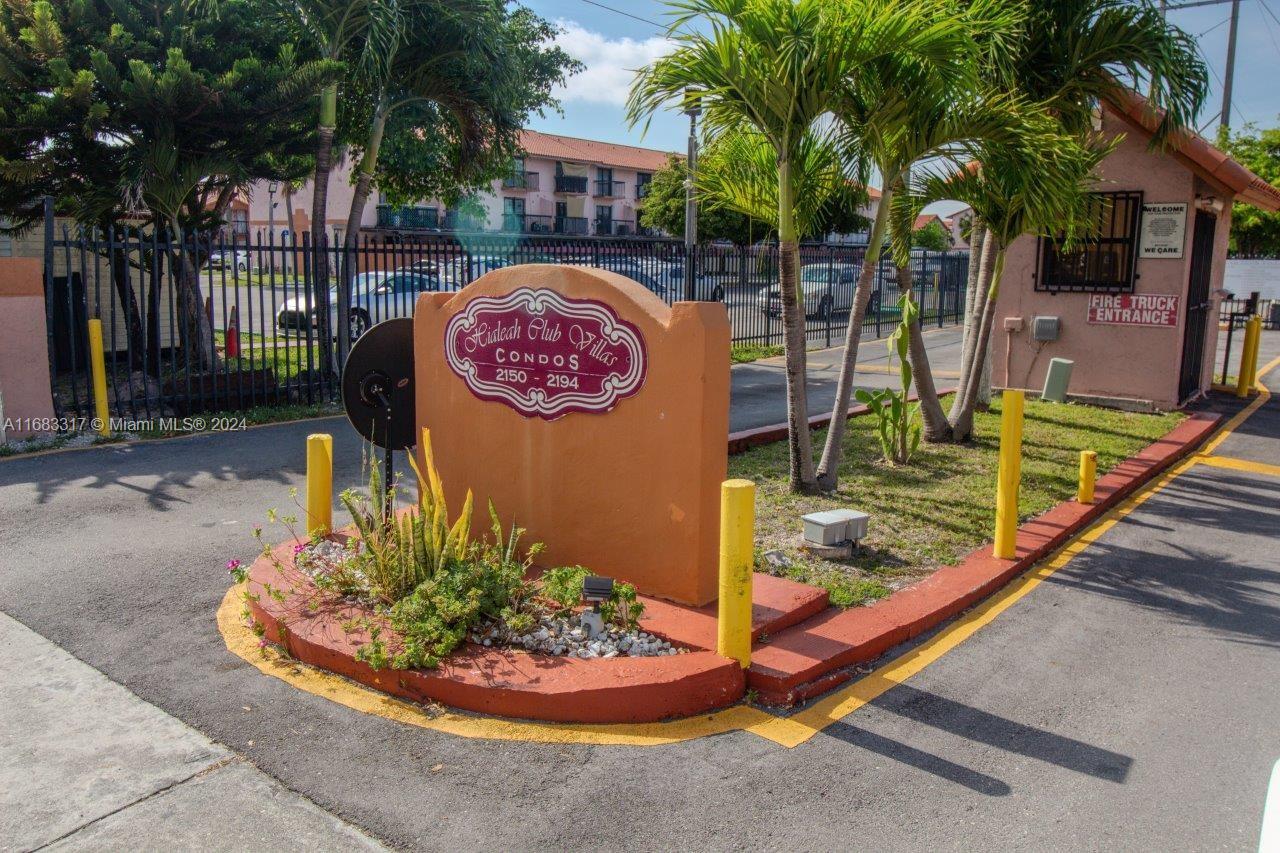 LOCATION! Lovely & cozy condo unit in the heart of Hialeah with spacious living room, large bedroom with balcony, one bathroom. Washer and Dryer inside the unit. Shutters. Close to shopping centers, restaurants, public transportation, major roads and highways. 1 parking space and guest parking. Realtors please see the budget and the reserves, and the purchase package before showing. 40/30 years Recertification of the condominium is completed. Reserve study and Structural & Integrity Reserve Study is also completed. Easy to show. use showing request or call o send text to the listing agent or co-agent. No reserves. (25% down) But I have a lender that the buyer can buy with an 11% down.