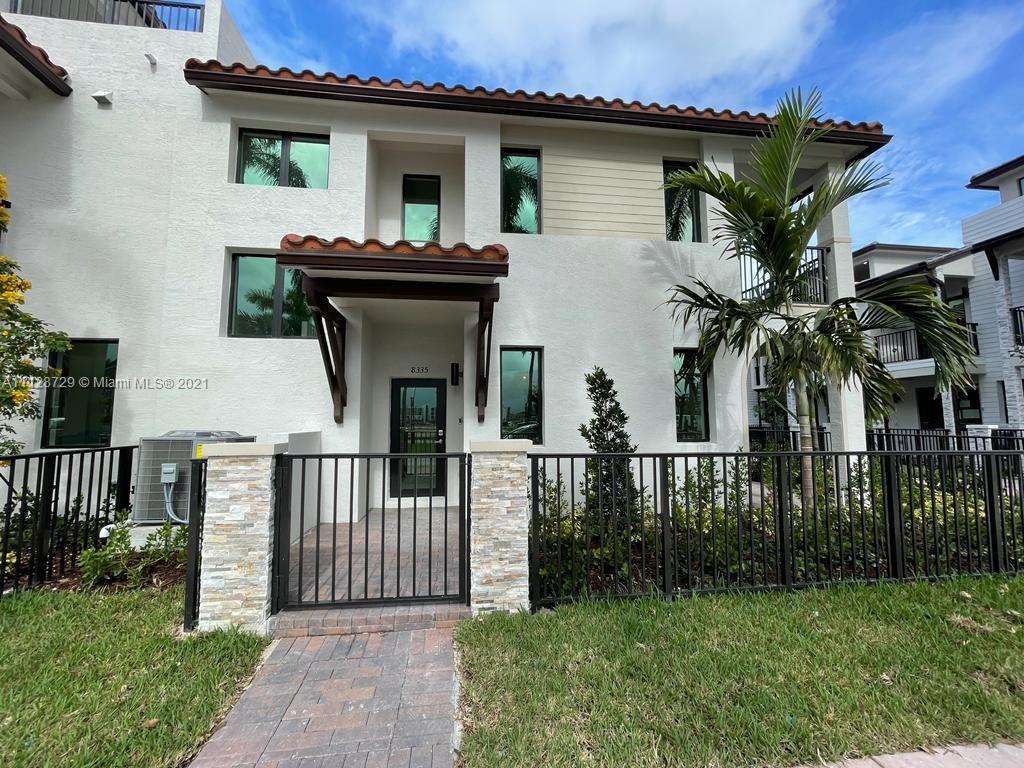 BRAND NEW TOWNHOUSE IN DOWNTOWN DORAL. 3 BEDROOMS, 3/1/2 BATHROOMS. GREAT LOCATION, MODERN AND SOFISTICATED. DOWNTOWN ITS AMAZING PLACE WHERE YOU CAN LIVE, PLAY AND ENJOY. THE KITCHEN HAS A STAINLESS STEEL APPLIANCES, MODERN CABINETS, OPEN AND MODERN SPACES. IF YOU LIVE IN DOWNTOWN DORAL.YOU MAY ENJOY WALK DISTANCE RESTAURANTS AND SHOPS