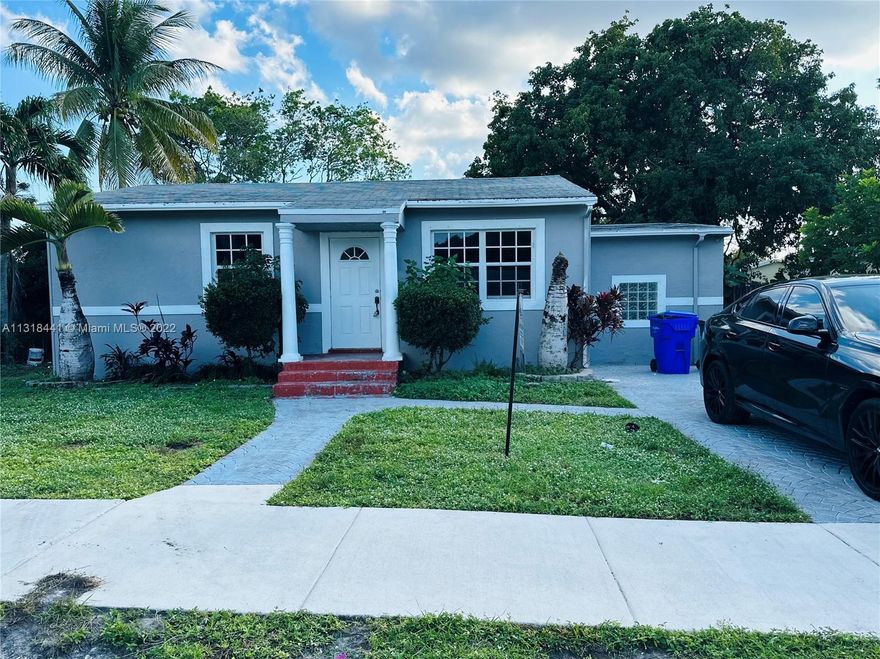 Remodeled home in a very desirable area. Large yard with plenty of room for a pool, a patio or simply add more square footage.  Located East of I-95 and minutes away from the Beach, Aventura Mall, Hard Rock Casino, Restaurants, shopping and more.  Hurry it won't last.