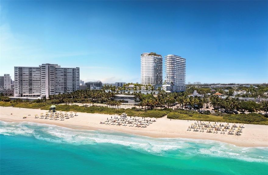 72 Carlyle rises 20 stories and features 134 residences, bringing the Italian Riviera lifestyle to Miami Beach, designed by Piero Lissoni. Offering one-to-three-bedroom residences with expansive terraces, soaring 10' ceilings, and floor-to-ceiling glass, every home features panoramic sunrise-to-sunset views of the Atlantic, Intracoastal, and surrounding lush parks. Residents enjoy over 45,000 SF of curated amenities, including a resort pool, padel court, spa, fitness center, social lounges, a rooftop sky terrace, and a private beach club operated by Boucher Brothers. Located just steps from the beach and Oceanside Park, and minutes from Bal Harbour Shops, Surfside, the Faena District, and South Beach, 72 Carlyle offers refined coastal living with unmatched convenience.