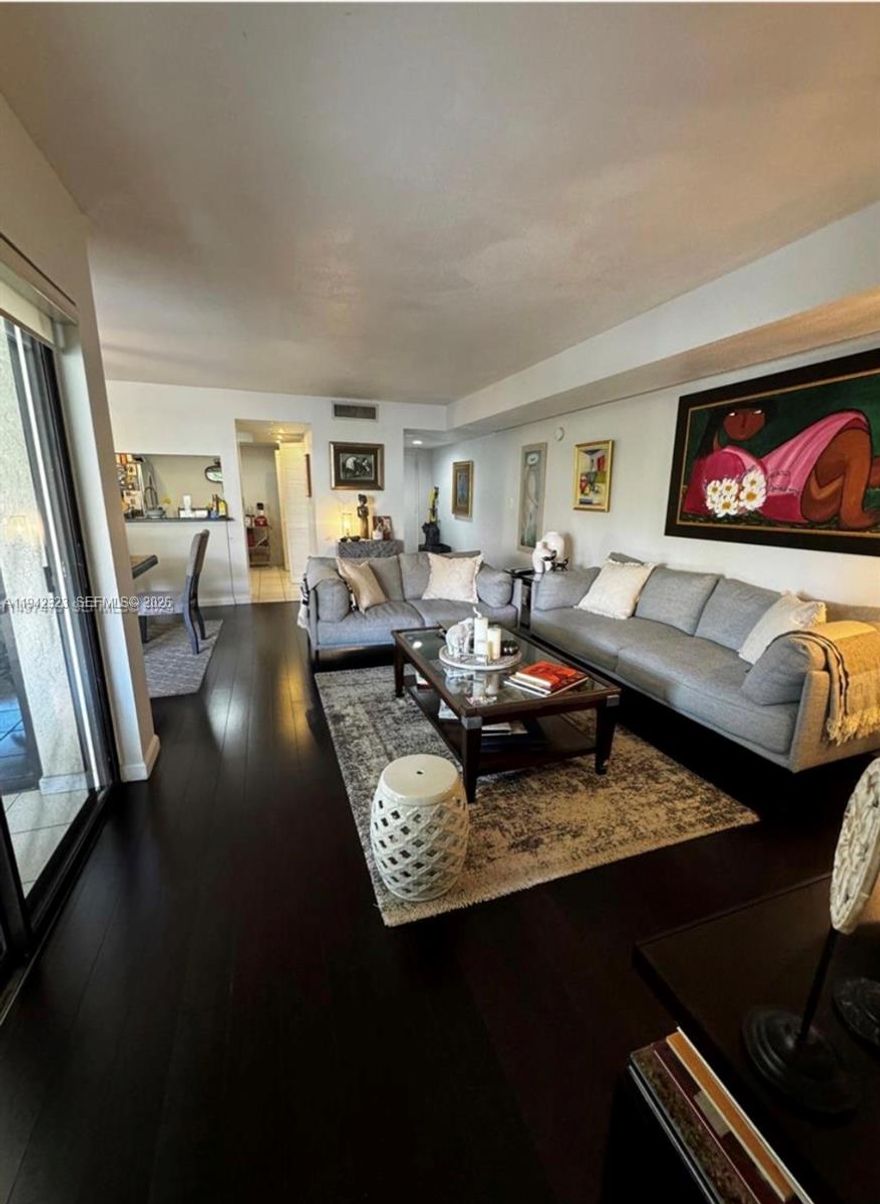 Available for sale at the sought after community of Kenland Bend, Unit 303 offers 1,340 sq of well distributed spaces! (Largest model available). The condo has 2 master bedrooms/baths, a spacious and bright living and dining area with direct access to the generously sized terrace. Perfect to entertain guests or enjoy family meals, the balcony overlooks the lush & tranquil nature! The glass sliding doors allow for natural light to flow into the entire condo. The modern and well equipped kitchen has a
breakfast counter & a laundry closet. The unit is meticulously maintained. The community is located at close proximity to the Florida Turnpike, shops, restaurants, financial institutions and public transportation. Great school district. The living and dining area has a beautiful bamboo parquet. The terrace is completely covered & the building is equipped with a generator in case of emergencies.