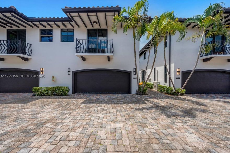 Beautiful open-layout townhouse on a quiet, tree-lined street in the heart of Coconut Grove. This light-filled 3-bedroom, 2.5-bath residence features soaring ceilings, expansive living spaces, and all impact glass windows, plus a newer roof (2023) for peace of mind. The thoughtfully planned interior includes a sleek, remodeled kitchen and updated lower-level flooring, complemented by generous closet space throughout. The spacious primary suite offers a spa-like bath space with a bathtub, a separate shower, and a walk-in closet. Enjoy seamless indoor-outdoor living with a private terrace perfect for relaxing or entertaining. Additional highlights include a 2-car garage and ample storage. Located within a gated community offering a pool, spa, secure entry, and a charming private courtyard. Just moments from Coconut Grove’s vibrant village core—stroll to boutiques, sidewalk cafés, lush parks, tennis courts, top-rated schools, and the bayfront with sailboats at anchor. Exceptional opportunity to enjoy refined, low-maintenance living in one of Miami’s most sought-after neighborhoods.