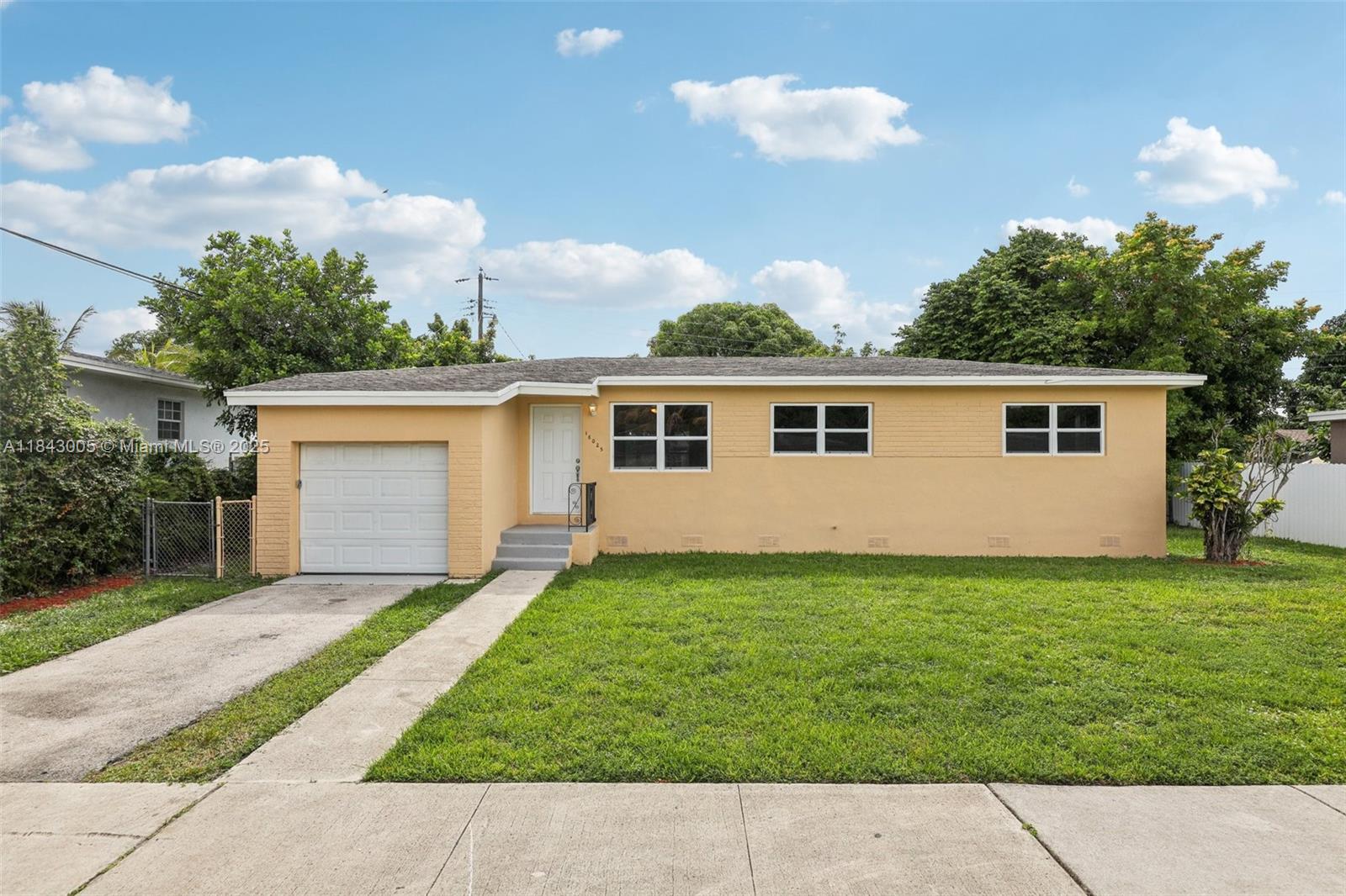 Tucked in a desirable Miami neighborhood, this 3-bed, 2-bath home offers 1,515 sq ft of stylish comfort. The updated kitchen features stainless steel appliances including a microwave, cooktop with oven, and dishwasher—perfect for home chefs. Both bathrooms have been tastefully renovated for a modern touch. The private, fenced backyard provides ideal space for relaxing or entertaining. Just minutes from shopping centers, local parks, and top-rated dining, with easy access to major roads. Only 20 minutes from the beach and close to attractions like Zoo Miami and The Falls shopping mall.
