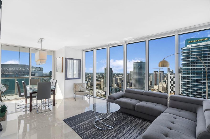 Live or invest in this stunning 2-bed, 2-bath residence on the 44th floor of Icon Brickell Tower 3 (W Hotel). Enjoy breathtaking bay and city views, floor-to-ceiling windows, and a spacious open layout. The modern kitchen boasts high-end appliances and Italian cabinetry. Bedrooms feature spa-like baths and walk-in closets.

Icon Brickell offers 5-star amenities, including a world-class spa, fitness center, infinity pool, and top restaurants. Short-term rentals allowed, making this a perfect Airbnb investment. Steps from Brickell City Centre, dining, and nightlife!