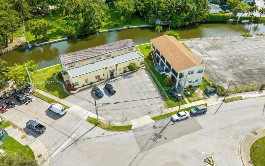 Little River RiverFront Hospitality/FoodBev/Development Site.  The River Hotel offering is composed of two buildings with Hotel license, a total of 19 units, these garden style buildings are located in the Upper Eastside neighborhood of Miami. The property is ideally situated one block south of NE 79th Street and one block west of Biscayne Boulevard (US-1) on a secluded, waterfront street with major development all around it. The property has secured parking right in front of the Hotel.  The River Hotel was built in 1939/1945 and is situated on a .45- acre waterfront lot. The buildings are made up of 19 studio units with approximately 500 SF. One of the two buildings have updated electric and new roof.