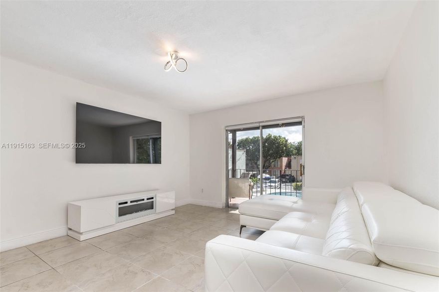 Welcome to the iconic Spanish Trace community! Step into this beautifully updated & large 2-bedroom residence, featuring a covered balcony overlooking the pool area—perfect for two chairs, morning coffee, and quiet relaxation. Inside, enjoy a spacious, open dining/living area that offers endless layout possibilities to suit your lifestyle. The renovated kitchen and remodeled bathrooms bring an elegant feel, while the nearly floor-to-ceiling bedroom windows fill the home with natural Florida sunshine. This Spanish-style community exudes charm—you’ll feel like you’re living in Coral Gables. Located right on Kendall Drive, you’re just moments from Publix, Miami Dade College, restaurants, shops, and more. The community features gated and guarded entry with 24/7 security patrol, three pools, tennis courts, an iconic, grand clubhouse with fitness center, assigned parking, and plenty of guest parking. The association has reserves, and there are no special assessments at this time. The unit can be rented immediately, making it an excellent opportunity for investors.
EASY TO SHOW!