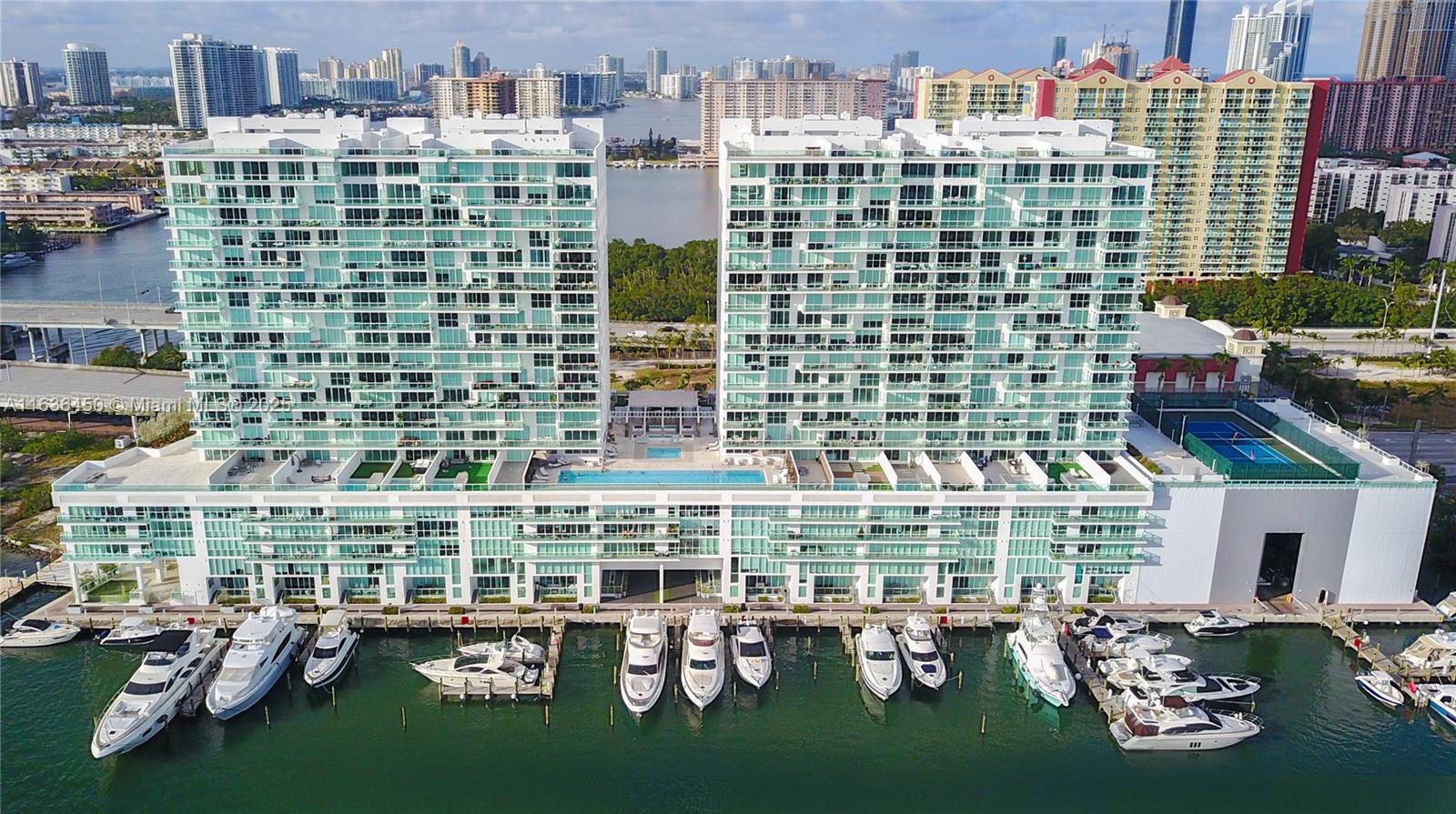 DOCK #DD411 FOR SALE! HIGH END AND FULL SERVICE MARINA IN THE HEART OF SUNNY ISLES BEACH. JUST A MILE AWAY FROM BAL HARBOR, HAULOVER PARK. EASY AND CLOSE ACCESS TO THE OCEAN. NO FIXED BRIDGES. DOCK OWNER DOES NOT HAVE TO BE AN OWNER AT 400 SUNNY ISLES CONDO. THIS DOCK ACCOMDATES A BOAT OF 32 FEET 10.5 FEET WIDE AND 9.5 FEET HEIGHT. MAINTENANCE INCLUDE WATER, FORKLIFT WIFI AND VALET. THERE IS AN OPTIONAL $5 PER FOOT CLEANING FEE EVERY MONTH. DOCK MASTER ONSITE.