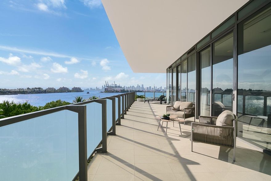 Step Inside With Me! Apogee’s premier SW corner-the 04 line-priced nearly $5mil below the next unit up! The Best Price per Foot in the building too. Modern Opulence & linear spaces fuse in this design chic 3 bedroom + TV room. Enhancements include a reconfigured open kitchen, top Crestron AV system, & an agate-clad Bar showcasing the DOWNTOWN SKYLINE views visible from every central space. Over 2400SF of Terrace define the indoor/outdoor flow. Lifestyle perks include discreet service, and the original reasons that make Apogee a South of Fifth jewel: gas cooking, 10ft ceilings, 11ft deep terraces with Summer Kitchens, standout primary suite dressing area, private foyer with biometric access, & a climate controlled 2 car garage. Milo’s, South Pointe Park,the Beach are at your doorstep.