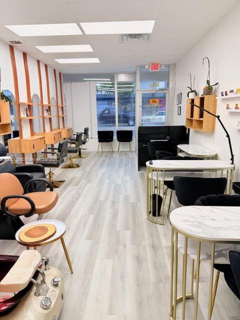 IF YOU ARE LOOKING TO OWN A VERY NICE BEAUTY SALON, LOOK NO FURTHER!! COME AND TAKE ADVANTAGE OF THIS OPPOTUNITY BEFORE IS GONE!! IT COMES FULLY EQUIPPED WITH 3 HAIRDRESSER STATIONS, 3 MANICURE STATIONS, ONE PEDICURE STATION WITH MASSAGE CHAIR, 1 TV 75', ONE HAIR WASH STATION, 1 LASH CHAIR, STORAGE AND 2 PRIVATE ROOMS FOR LASHES/FACIAL/ETC, BATHROOM AND MINI STAFF AREA. LOCATED IN A HIGH TRAFFIC AREA STREET. LOW RENT AND A VERY NICE INTERIOR FOR YOUR CUSTOMERS TO RELAX AND ENJOY!
OWNER FINANCING AVAILABLE!
