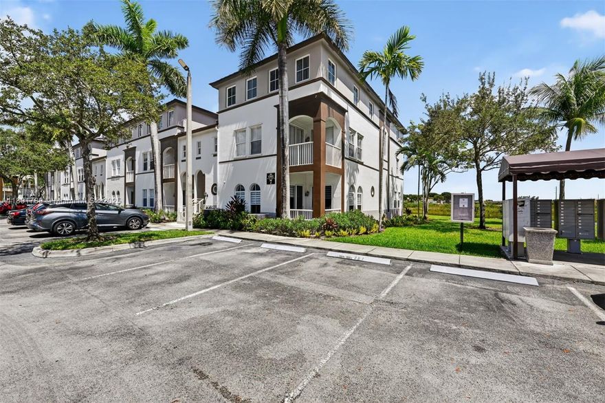 Stylish 2-Story Townhouse in Prime Miramar Location! Don't miss this nice corner-unit townhouse located just minutes from I-75, top-rated schools, shopping, dining, and entertainment! This gated community home features laminate wood and tile flooring throughout, an updated kitchen with brand-new stainless Steel Appliances, and nicely renovated bathrooms. Enjoy the privacy and natural light of a corner unit with two assigned parking spaces. Perfect for commuters and families alike—move-in ready and close to everything Miramar has to offer!