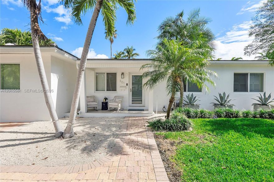 Experience refined island living in Key Biscayne, a true paradise just minutes from downtown Miami. This beautifully renovated residence offers 4 bedrooms, a private office and 3 bathrooms. The chef's kitchen showcases premium appliances and generous counter space, seamlessly flowing into bright family room, dining and living areas ideal for both everyday living and entertaining. Impact windows and doors enhance security and efficiency throughout. Step outside to your private tropical oasis featuring a heated saltwater pool, lush landscaping, and inviting outdoor spaces perfect for relaxation. Beach Club membership. A rare opportunity to own a slice of paradise in one of most exclusive island community.