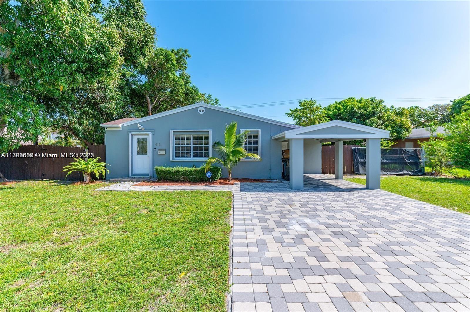 Rental Property at 412 Sw 16th Ct, Fort Lauderdale, Broward County, Florida - Bedrooms: 3 
Bathrooms: 1  - $3,700 MO.