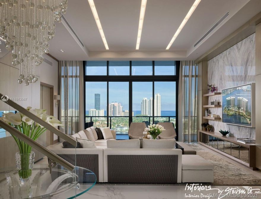 DECORATOR READY . Beautiful PH´s in the most exclusive islands in Aventura. We have the option to join the two Penthouses 1506 and 1507 and make a unique luxury apartament. Steven G made a built up proposal in which the additional cost will be the Buyers responsability.