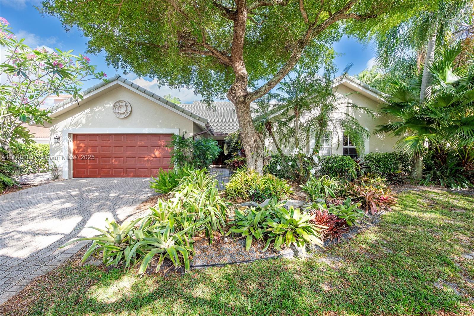 Stunning single-story home on a 13,500+ SF corner lot in Boca Raton’s sought-after luxury gated community of Parkside. Located on a quiet cul-de-sac, this 4BD/2.5BA home offers 3,056 SF of well-designed space with a split-bedroom floor plan providing optimal privacy, with the primary suite tucked away in its own private wing. The additional bedrooms offer comfort and flexibility for family or guests. Features include wood and tile flooring, plantation shutters, partial impact glass, high ceilings, and an updated kitchen that flows into a sunroom ideal for an office or playroom. Enjoy a private backyard oasis with lush landscaping, pool, and patio. Community amenities: clubhouse, tennis, basketball, volleyball, pickleball, and playground. Near top schools, dining, shopping, and beaches.