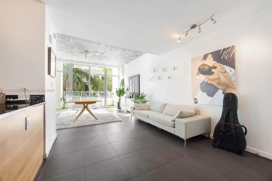 Stunning contemporary 1 Bedroom + Den Loft in Four Midtown offers over 1,600 SF of living area that seamlessly blends modern design and comfort. The lower level houses the kitchen, dining and a large den with a door and closet-- perfect for overnight guests-- and a full bathroom. The 946 SF upper level houses an open master suite with en suite bath, walk-in closet, and industrial elements.  The residence also features stainless steel appliances, floor-to-ceiling windows, and balcony. Much of the unit's furniture is available to the buyer.

Residents of Four Midtown enjoy premium amenities, including a state-of-the-art fitness center, a resort-style pool, BBQ, and 24-hour concierge service. Centrally located between Wynwood and the Miami Design District, Four Midtown is the adjacent to the future Midtown Park site, a recently approved $2B master plan that will reshape the neighborhood.