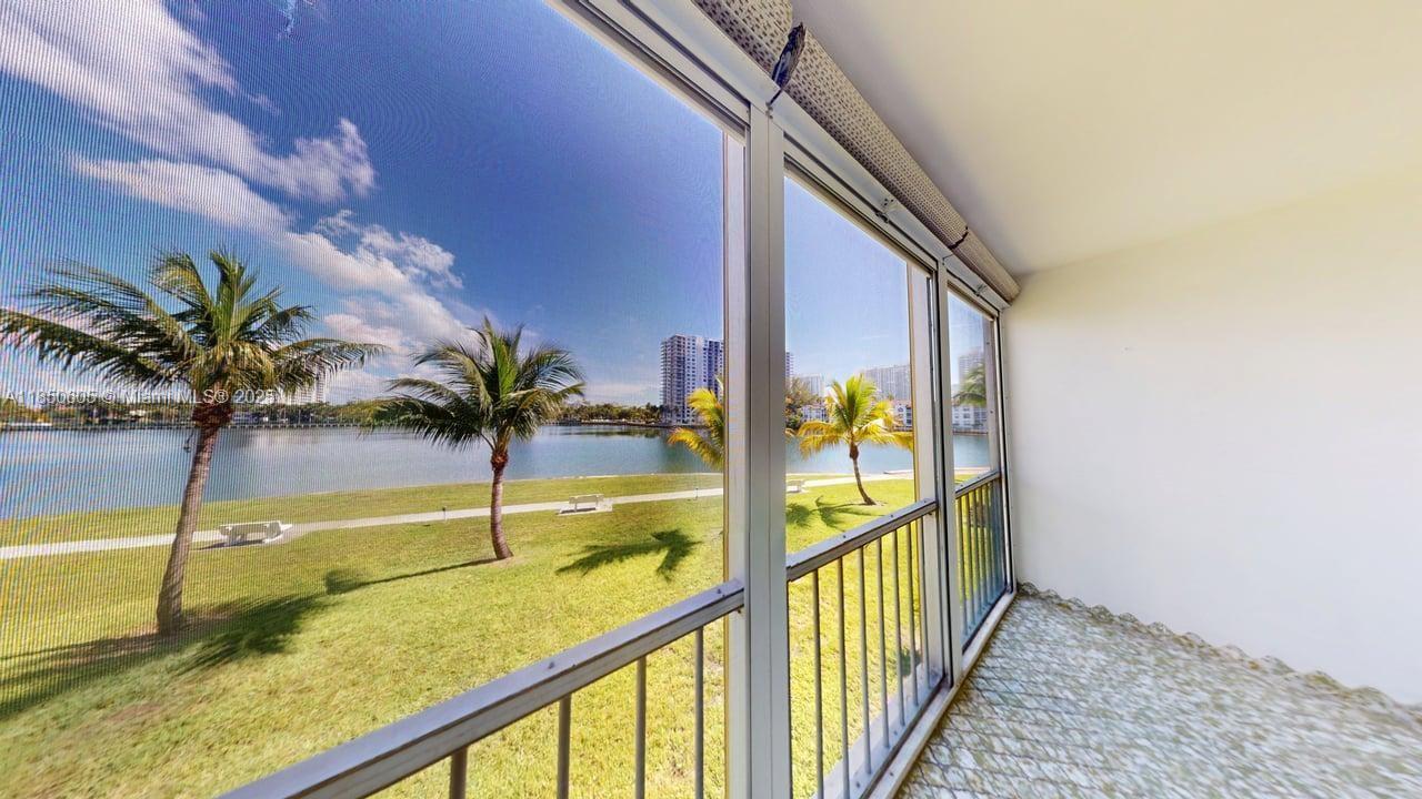 55+ COMMUNITY. PRISTINE CONDITION, UPDATED 1/1 WITH SOOTHING WATER VIEWS. PORCELAIN FLOORS THROUGHOUT, UPDATED KITCHEN AND BATHROOM. DEVELOPMENT WITH MANY AMENITIES TO CHOOSE FROM. FREE SHUTTLE BUSES STOP EVERY HOUR RIGHT BY THE BUILDING FOR YOUR CONVENIENCE. LIVE IN A PRIME, QUIET LOCATION SURROUNDED BY WATER, WITH LOW MAINTENANCE FEES. CLOSE TO AVENTURA MALL SHOPS. CONVENIENTLY LOCATED BETWEEN MIAMI AND FT. LAUDERDALE AIRPORTS. BEST PRICE FOR A TOTALLY UPDATED UNIT READY TO MOVE IN. CASH ONLY. BRING YOUR RE-LICENSE AND DL TO SHOW AT THE GATE. NO RENTAL FOR THE FIRST 18 MONTHS.
