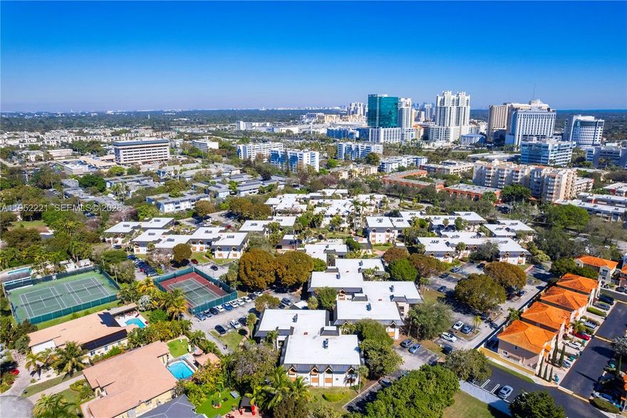 Welcome to Kingston Square, a gated, lushly landscaped community in the heart of Kendall—where comfort, convenience, and value come together. This 875 SF, 1-bedroom / 1-bath, first-floor condo offers a functional and inviting layout with a private balcony, perfect for morning coffee or evening relaxation.

The kitchen has been upgraded with stainless steel appliances, while the spacious bedroom features a rare 8’ x 5’ walk-in closet with built-in wood shelving—ideal for extensive storage or a work-from-home nook. The bathroom remains original, providing an excellent opportunity to personalize and add value at your own pace.

Residents enjoy resort-style amenities including a pool, tennis courts, fitness room, clubhouse, open parking, and additional storage in the building. Conveniently located within walking distance to shopping centers, grocery stores, parks, and restaurants.