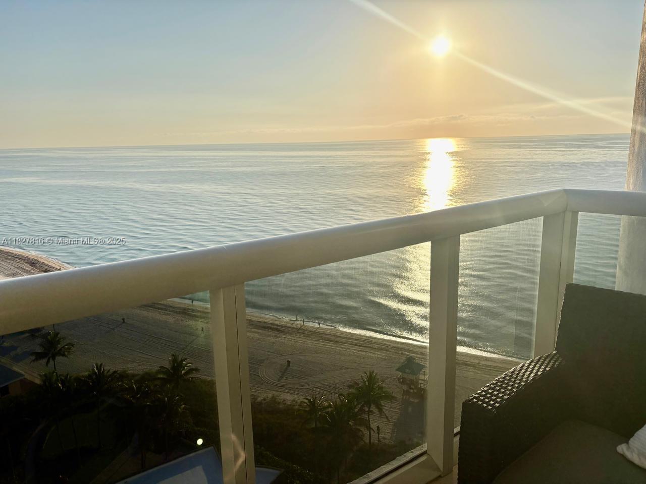 Direct ocean views from this stunning 2/2.5 unit with a must see kitchen... Double ovens, built in coffee maker, center island, top of the line appliances and so much more. Laundry room, Master suite with his and hers private baths, 2nd bedroom with private bath and ocean views. Full amenities building with full hotel services and amenities.