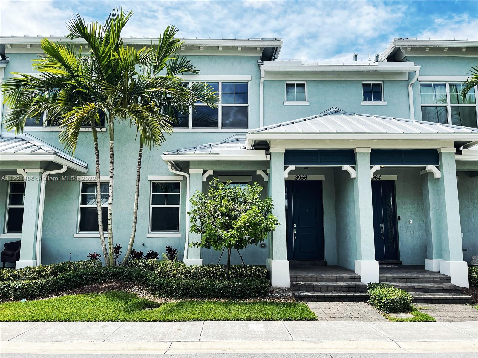 Welcome home, perfectly located for commuting to Fr. Lauderdale and Miami. 3 beds /2.5 baths. Resort-style pool. Club House with Fitness Center. 70 acre Park. Tennis courts. Barbeque area. Innovative new home designs offering elegant architectural exteriors, spacious gathering areas. Gated community. All bedrooms are on the 2nd floor. This home is currently being freshly painted. Available in July.