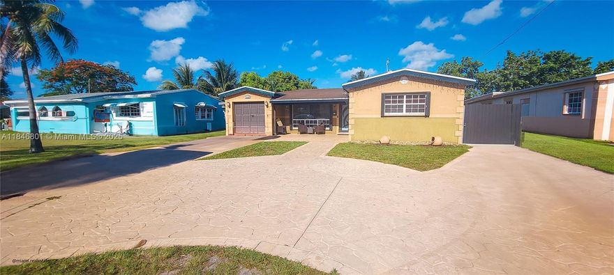 Spacious 3-bedroom, 2-bath single-family home in Miramar with over 1,800 sqft of living space! Featuring a large kitchen, dedicated dining room, living room, and separate Florida room/den. Enjoy a private backyard with a pool and spa surrounded by a paved patio. Includes a 1-car garage, tile floors, shutters, and a well-maintained interior. Ideal for first-time buyers seeking space and comfort. No HOA!