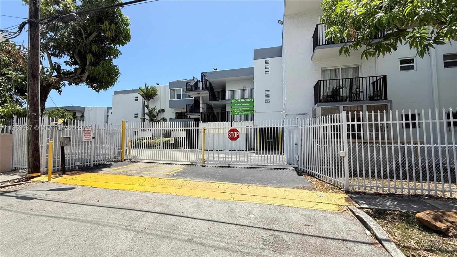 Welcome to Groves Gardens Condominium! This 1-bedroom, 1-bathroom unit is located in a boutique gated community in the heart of Coconut Grove. Featuring an open-concept living area, The bedroom offers generous closet space and natural light. Enjoy the private balcony. Community amenities include a sparkling pool, assigned parking, and secure entry. Prime location just minutes from Coconut Grove shops, restaurants, parks, public transportation, and major highways. Easy to show and ready for immediate move-in!