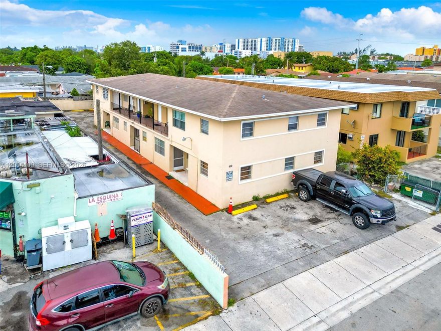 Cash-flowing 8-unit property generating $14,000/month plus an additional $300/month from on-site laundry, totaling $171,600 in annual revenue. The unit mix consists of four 2-bedroom/1-bath units and four 1-bedroom/1-bath units. Each unit is separately metered for electricity and features its own central A/C system with both indoor and outdoor components. The roof is only 5 years old, and the 40-year recertification has been recently completed. This is an ideal value-add opportunity for investors, with rents currently below market and all leases on a month-to-month basis. The landlord holds security deposits for all tenants. The property is well-maintained, with clean interiors, strong long-term tenants, and ample parking, including 8 assigned spaces and 2 guest spots. Call for private tour today.