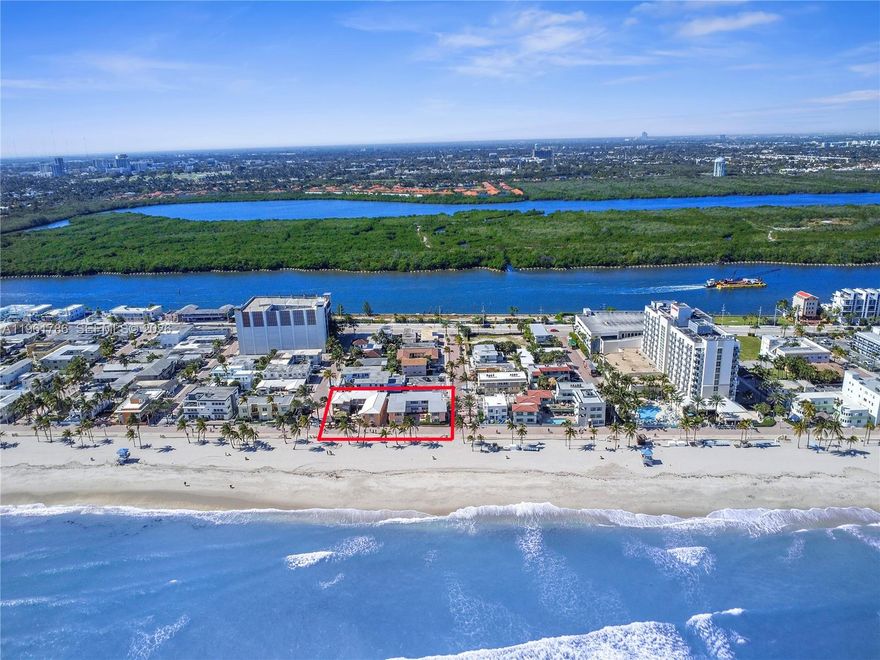 Rare Oceanfront Hospitality Opportunity on Hollywood Beach Broadwalk

The Riptide Hotel is a unique oceanfront hospitality property located directly on the Hollywood Beach Broadwalk, a renowned 2.5-mile pedestrian promenade. The property features 20 direct oceanfront guestrooms and operates as a vibrant beachfront destination with a tiki bar, full-service restaurant, and newly added coffee shop.

The offering includes two oceanfront buildings with brand-new roofs, 7 on-site parking spaces, and a separate private parking lot with 14 spaces, for a total of 21 private parking spaces. The property occupies an entire oceanfront block, an exceptionally rare configuration on the Broadwalk.

The hotel is in good condition and operates as a turnkey income-producing asset with value-add potential, including room upgrades, room service, and the possible addition of guestrooms and a pool, subject to approvals.

A 300+space municipal parking garage was completed on the same street in recent years, significantly improving accessibility and helping establish the hotel as a true destination along the Broadwalk.

The property also offers redevelopment potential, with approved architectural renderings for a new four-story, 31-room boutique hotel featuring a restaurant, bar, retails, rooftop and covered parking. Plans are included in the sale.

A rare opportunity to acquire an irreplaceable oceanfront hotel asset in a premier, supply-constrained beachfront market.