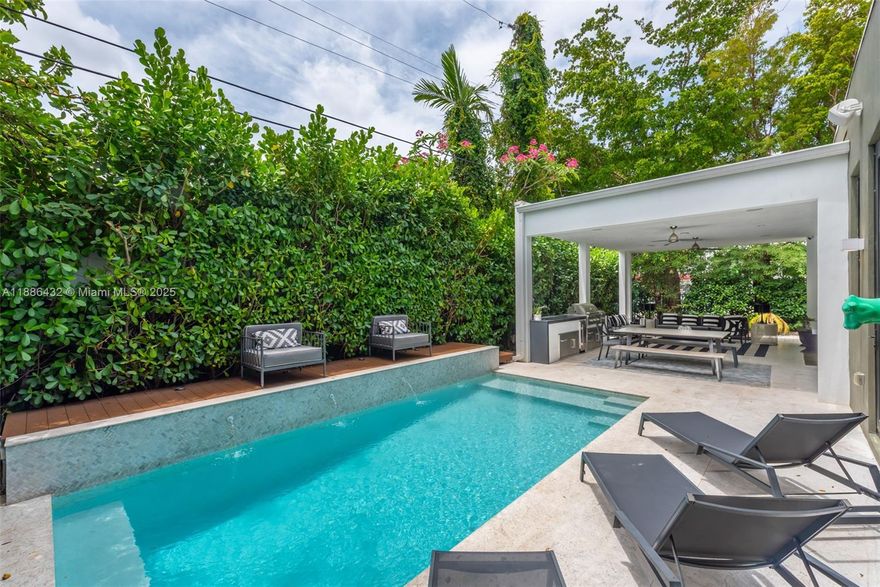 In Miami’s vibrant Design District, this unique villa blends art, fashion, and culinary excellence, steps from top global brands. Designed for entertainment and function, it features a seamless indoor-outdoor flow, a chef’s kitchen with Subzero, Bosch, and Wolf appliances, and floor-to-ceiling impact windows that flood the space with light. Relax on the covered terrace amid lush tropical landscaping or by the spa-style pool. Perfectly located, walk to restaurants and shops or drive minutes to the Beach, Wynwood, or Downtown. This urban oasis offers an unmatched blend of luxury and convenience.

Available for Seasonal, Monthly. FOR RENTAL RATES, PLEASE CONTACT LISTING AGENT.