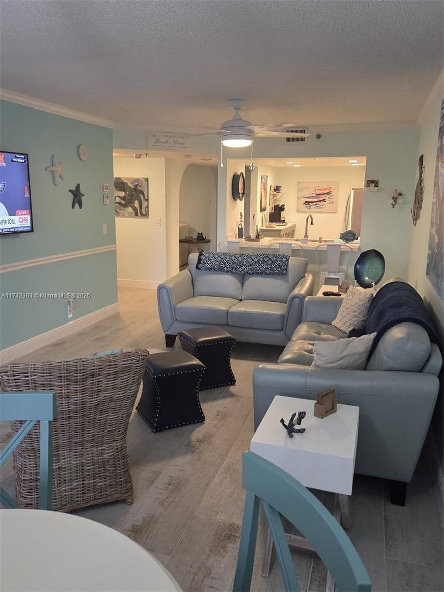 PARADISE! GORGEOUS FIRST FLOOR 2/2 RENOVATED BEACH HOUSE CONDO.  TURN KEY FULLY FURNISHED AND BEAUTIFULLY DECORATED JUST STEPS AWAY FROM YOUR PRIVATE DEEDED BEACH AND POOLSIDE MARINA! ONCE YOU SEE THIS UNIT FOR YOURSELF, YOU'LL NEVER WANT TO LEAVE! OCEAN HARBOUR NORTH IS A PEACEFUL, TROPICAL AND FRIENDLY COMMUNITY WITH 2 POOLS, TENNIS/PICKLEBALL COURTS, CLUBHOUSES, SPA, BEACHFRONT TIKI HUT AND MARINA ALL LOCATED NEXT TO THE STATE PRESERVE. FLORIDA LIVING AT ITS BEST! IF YOU ENJOY BEAUTIFUL SUNRISES ON THE BEACH AND SPECTACULAR SUNSETS OVERLOOKING THE MARINA, THEN THIS WHERE YOU WANT TO BE! THE STATE MILESTONE INSPECTION AND RESERVE REVIEW HAVE BOTH BEEN COMPLETED AND PASSED! DON'T MISS THIS ONE!