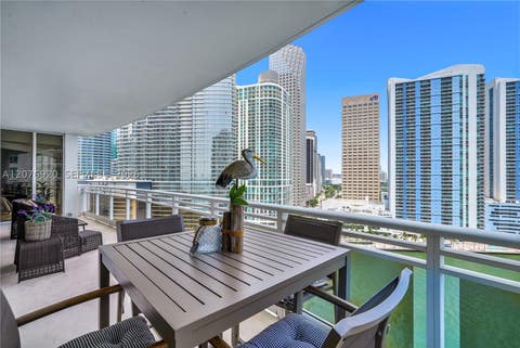 Tiny photo for 901 Brickell Key Blvd #1807, Miami, FL 33131 (MLS # A12076920)