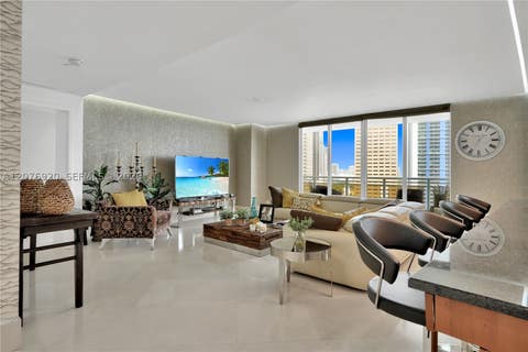 Tiny photo for 901 Brickell Key Blvd #1807, Miami, FL 33131 (MLS # A12076920)