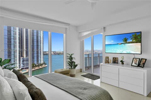 Tiny photo for 901 Brickell Key Blvd #1807, Miami, FL 33131 (MLS # A12076920)