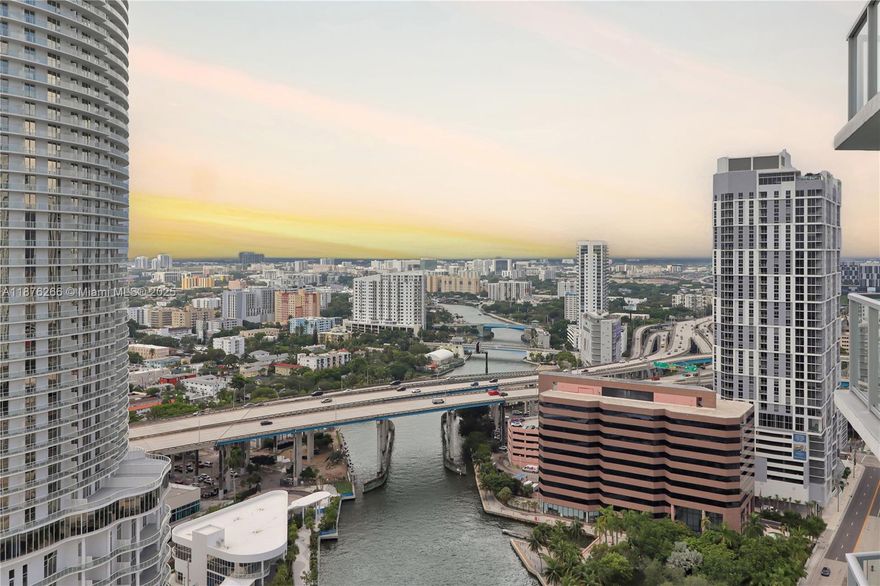 Discover an incredible opportunity to own a studio apartment on the 29th floor of the prestigious Latitude on the River Condo. This unit offers breathtaking views of the river and city through its floor-to-ceiling, impact-resistant windows, which flood the space with natural light. Located in the heart of the vibrant Brickell area, commuting and daily errands are a breeze, with the Metro Mover, Publix, and Brickell City Centre all within walking distance.  op-tier amenities, including a two-story gym, a tranquil spa, a business center, and a beautiful pool area with a jacuzzi and sauna. The building also features a theatre, party room, and an on-site restaurant for your convenience.