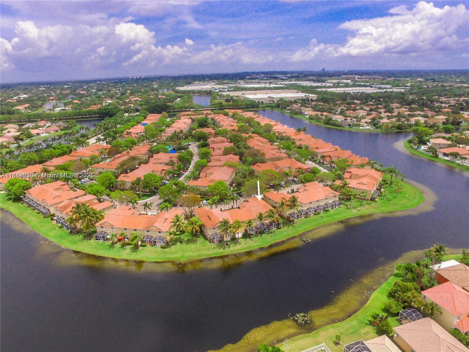 Discover the Perfect home for your family in the amazing City of Weston. Spacious, Beautiful Lake view property 3Bedroom /2.5 Baths -1 Car Garage- white Quartz countertop, stainless Steel Appliances, Tile throughout first floor, Laminated floors on the second floor. LED lights throughout the house, a beautiful community pool, and playground. A+ Schools Rated . Cypress Bay, Falcon Cove, Cleveland Clinic, Restaurants, Shopping Centers, excellent location, easy access to major highways, Hurry, it won't last long.