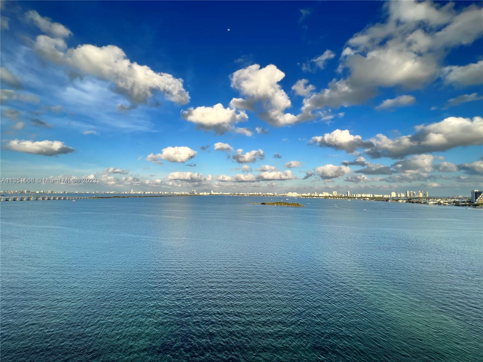 Direct water views with huge balcony and privacy walls. New unit with stainless steel appliances and granite counter tops. Quiet and well-managed building, only 6 units per floor. Building features gym, pool, 24-hour concierge. Unit includes one parking space in garage and one storage space. Basic cable included. Located close to Pace Park, Midtown, Wynwood/Arts District, Design District, Adrienne Arscht Center, American Airlines Area and Downtown, I95, 836, and 112.