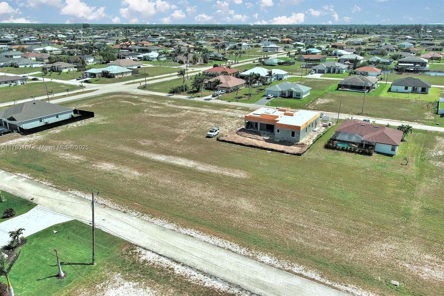Exclusively Presented by Sunland Real Estate: This amazing .23 acre lot is West of Burnt Store Road, in an area of many newer high-end and Gulf Access homes (waterfront community). This location doesn't get much better, only minutes to Coral Oakes Golf Course, the City Boat Ramp, and Pine Island Road, which provides access to many shops, restaurants, and retail centers! Perfectly suited for those looking to build a new home-whether as a personal residence or investment property. The NW is booming and is projected to be the next entertainment area for Cape Coral, with 2 future lake parks (Tropicana and Crystal Lake parks). Also, the 7 Islands Project will be just south of the property, which will include a marina, restaurants, bars, and a shopping boulevard.
