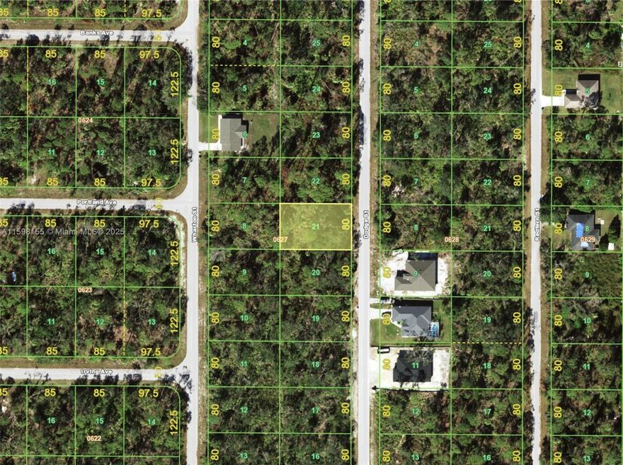 Explore the opportunity to build your dream home on a beautiful lot in the sought-after community of Port Charlotte. This property offers a natural setting that awaits transformation into a bespoke single-family home. Nestled in a tranquil area, it is perfect for those seeking a blend of privacy and accessibility. The lot is surrounded by the charm of Florida's nature and is conveniently close to shopping, dining, and entertainment options. For outdoor enthusiasts, the proximity to stunning Gulf beaches, excellent fishing, and boating opportunities make it an enviable location. This is an excellent choice for anyone looking to enjoy the peaceful yet connected lifestyle of Port Charlotte.