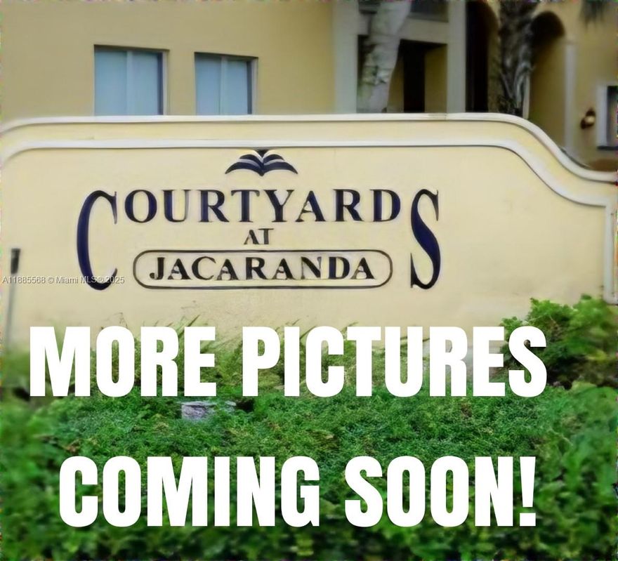This beautifully two-story townhouse is located in the gated community of Courtyards at Jacaranda in the heart of Plantation. The floor plan seamlessly connects the kitchen, dining area, and spacious living room — perfect for entertaining. Enjoy tranquil lake views from the dining area with direct access to your private patio.
The first floor features a convenient half bath and in-unit washer/dryer. Upstairs, you’ll find two master suites (one oversized), each offering walk-in closets and fully renovated bathrooms.
This turn-key home combines style, comfort, and a prime location — ready for you to move in and enjoy!