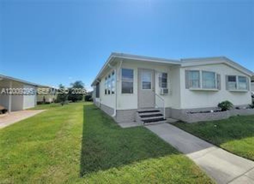 Located in the desirable Oak Park Village of Alva, this resident-owned 55+ community sits along the scenic Caloosahatchee River, offering convenient Gulf access and a welcoming neighborhood atmosphere. This 2-bedroom, 2-bath home features a bright Florida room and a spacious open floor plan, perfect for relaxing or entertaining. Additional highlights include New Laminate Flooring throughout a workshop/storage area with a washer and dryer, a large carport, and a second golf cart carport—plus, the golf cart is included! Oak Park Village offers an active, low-maintenance lifestyle with affordable HOA fees, covering lawn care, water, sewer, and access to a wide range of amenities including a clubhouse, pool, exercise room, library, park, and marina. Residents also enjoy a community bus providing weekly trips to the grocery store and other scheduled activities. The community allows one small pet (dog or cat under 25 lbs), offers extra storage rentals for just $25/month (first come, first served), and even includes an on-site heliport for emergencies. Conveniently located near the post office, restaurants, and shopping, this home combines comfort, convenience, and an engaging community lifestyle in one perfect package.