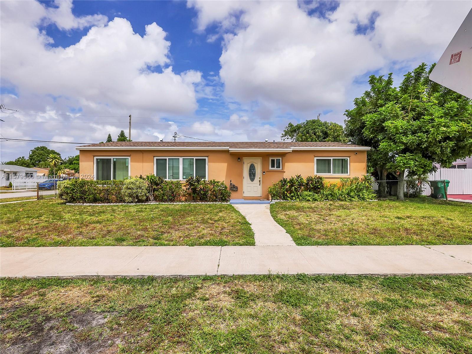 Property for Sale at 17801 Nw 14th Ave, Miami Gardens, Broward County, Florida - Bedrooms: 4 
Bathrooms: 3  - $560,000