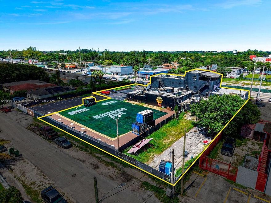 Prime Mixed-Use Redevelopment – 728 NW 79th St, Miami, FL

Rare covered land play with immediate cash flow and major redevelopment upside in Miami’s booming NW 79th St corridor. ±36,750 SF across 6 folios with NCUAD + T5-O zoning, Live Local Act eligible, and Opportunity Zone designation. Includes 175+ parking spaces and rare 4COP liquor license.

Currently operating nightclub/bar/restaurant generating NOI 5%+ with pro forma 20%+. Potential to build 300–500 units with up to 14 stories, ground-floor retail, and 2–3 parking levels.

Seller financing available with 35% down. Excellent location with 189’ frontage and direct I-95 visibility. Perfect for developers seeking density and value-add upside.