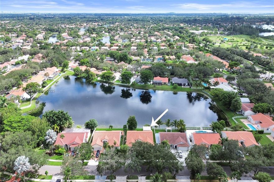 For Rent in Miramar!! Step into this beautifully remodeled 5 bed/3 bath home where modern design meets comfort. The open kitchen with quartz countertops, extra storage, and stainless-steel energy-saving appliances makes family cooking a joy while overlooking the lake. All bathrooms are remodeled, and both the master bedroom and living room feature serene lake views. The garage has been converted into two loft areas with closets and full bath access, perfect for a playroom, guest suite, or office. Outside, enjoy a yard with pergola and lake views. Home also offers parking for 6 cars and a lake-fed sprinkler system, helping reduce utility costs. Only first month + 1 deposit to move in! Renter’s insurance required. HOA does not require approval – move in fast and start creating memories!