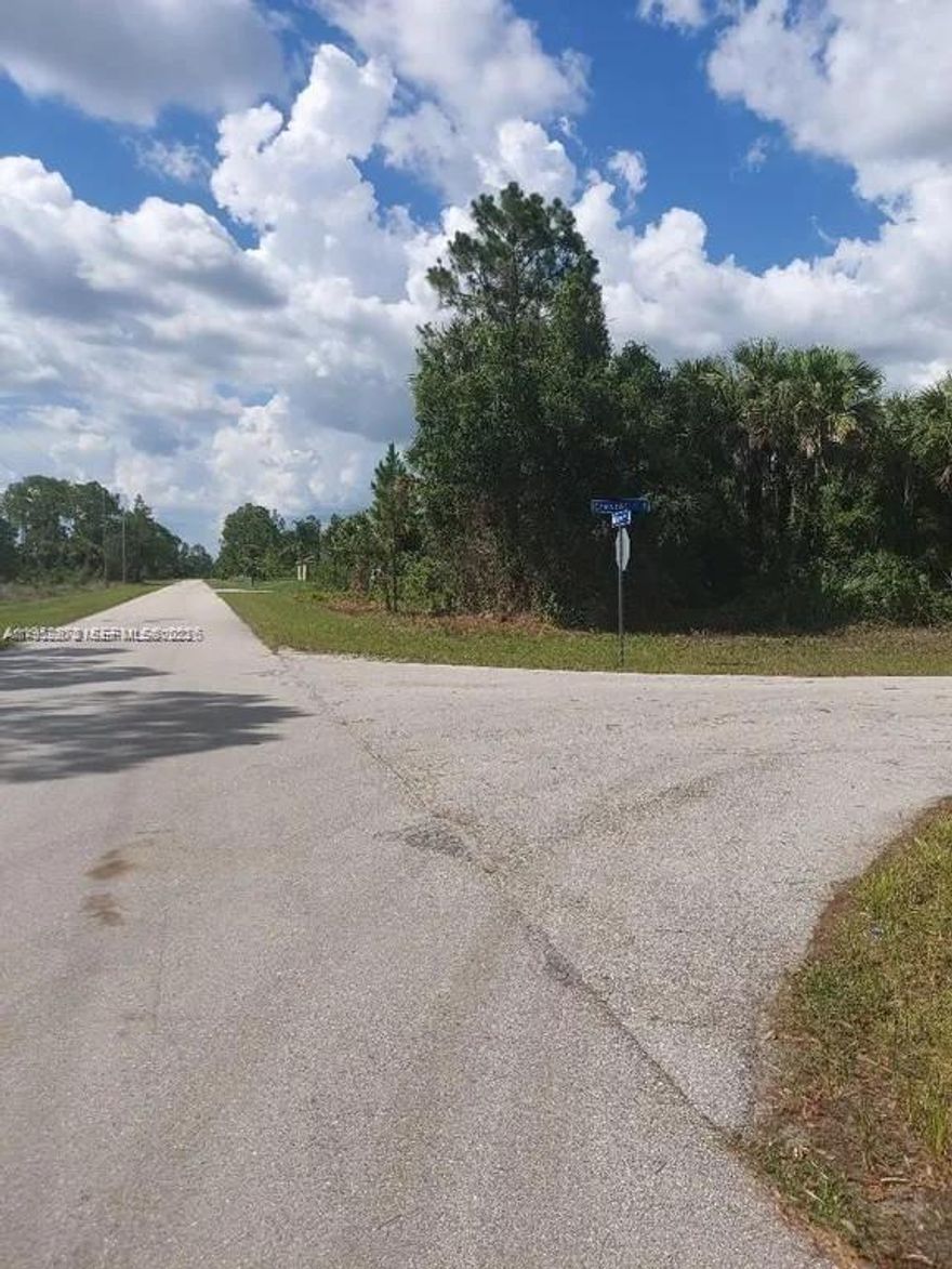 Desirable corner lot situated in a quiet, residential area of Lehigh Acres. Ideal opportunity to build your custom dream home or secure as a long-term investment. Conveniently located at 1233 Crescent E, Lehigh Acres.