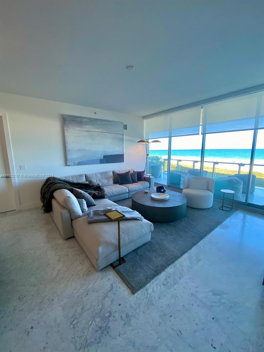 Highly sought after 2 Bedroom + Den, 3 Bath Unit on the Sand at 57 Ocean - Millionaire's Row. This residence features floor-to-ceiling Windows, 12 foot deep Terraces, open floor plan, Private Elevator and Foyer. there are top of the line Poliform Kitchen, Bathrooms and Closets Sub Zero and Wolf Appliances. This Residence also comes with a Lutron Savant System that controls the Home.